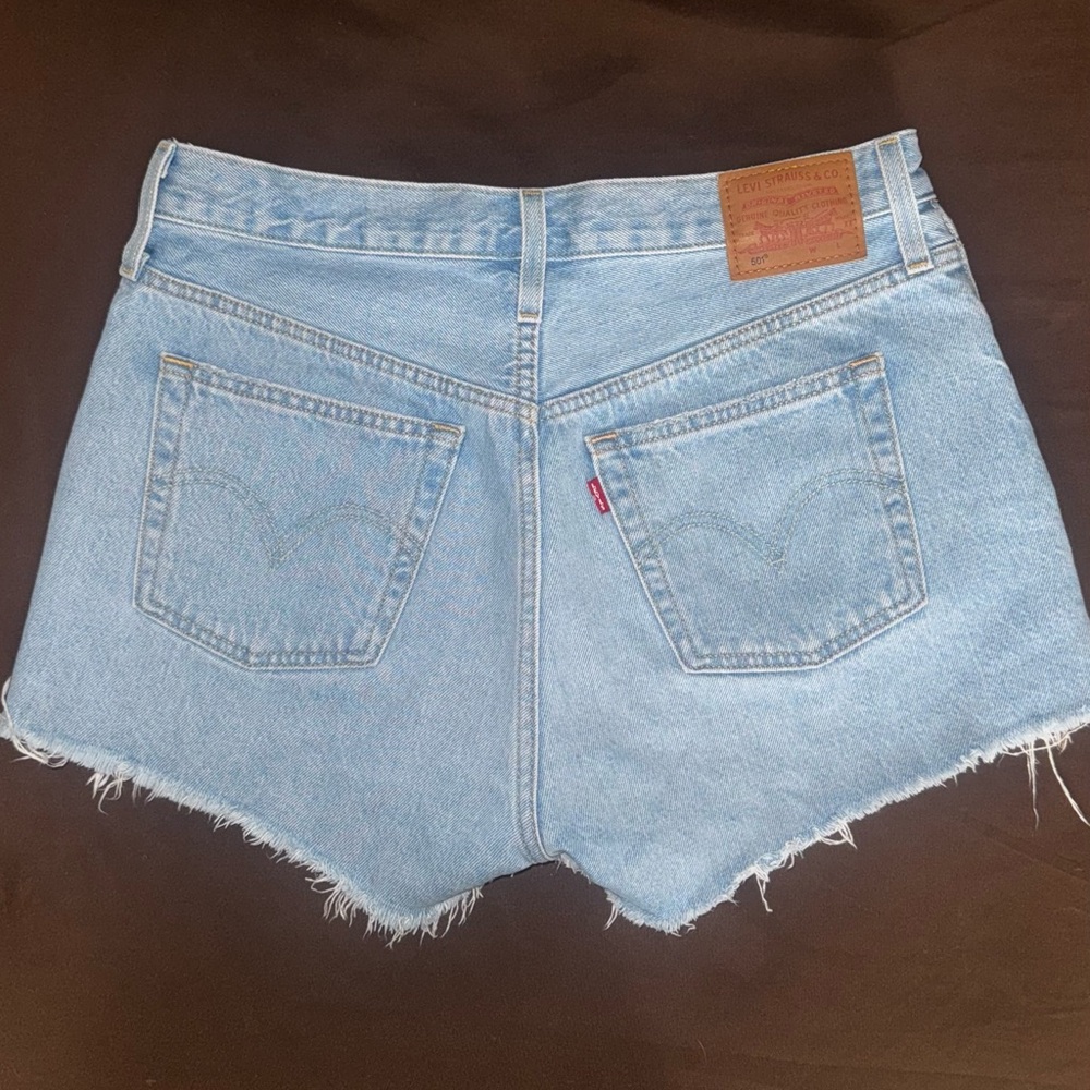 LEVIS 501 denim shorts